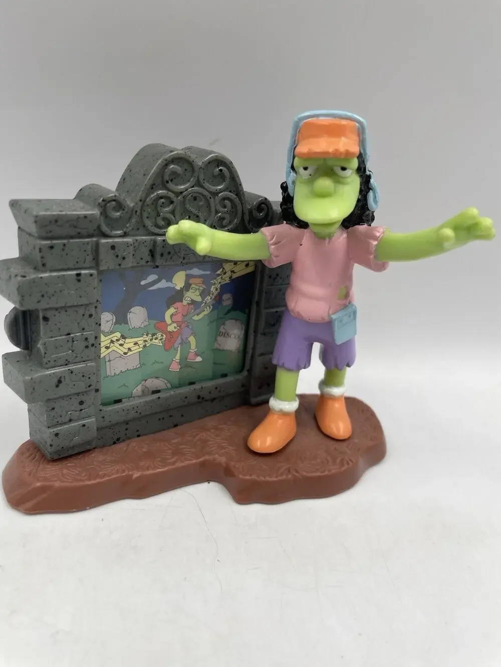Vtg 2002 Burger King Simpsons Kids Meal Creepy Classics Toy Horror Zombie Otto